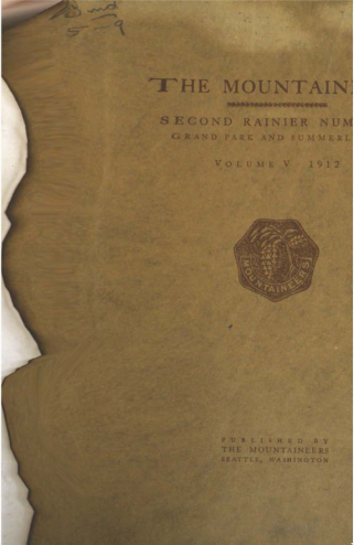 The Mountaineer 1912 cover